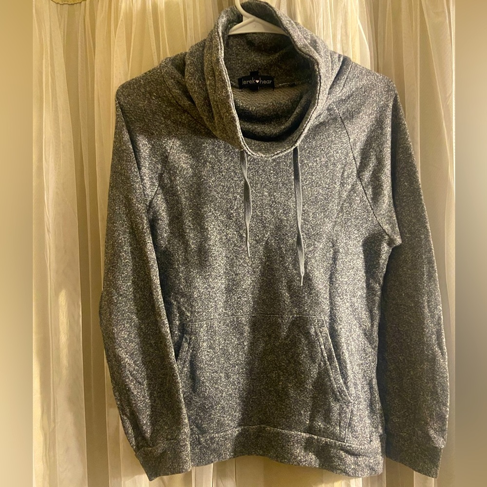 Derek Heart Cowl Neck Sweatshirt